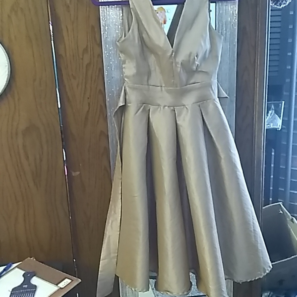 Champagne formal dress